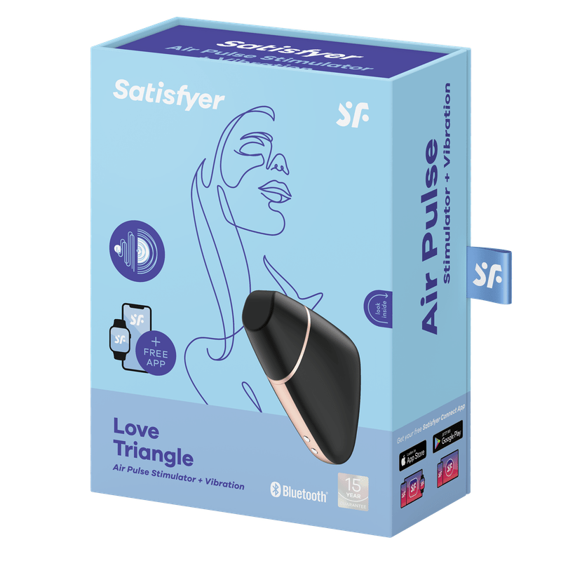 Satisfyer Love Triangle Black - Adult Toys