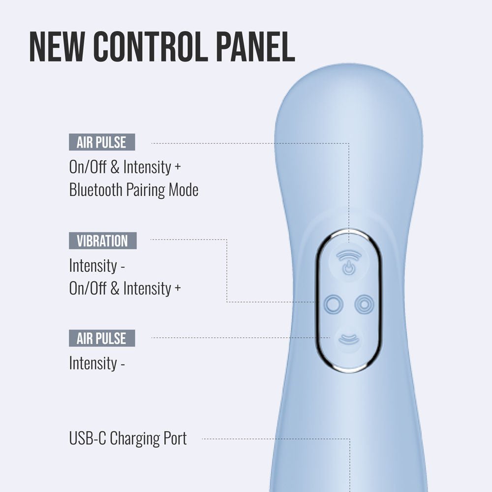 Satisfyer Pro 2 Generation 4 - Serene Blue - AIR PULSATION-PREMIUM
