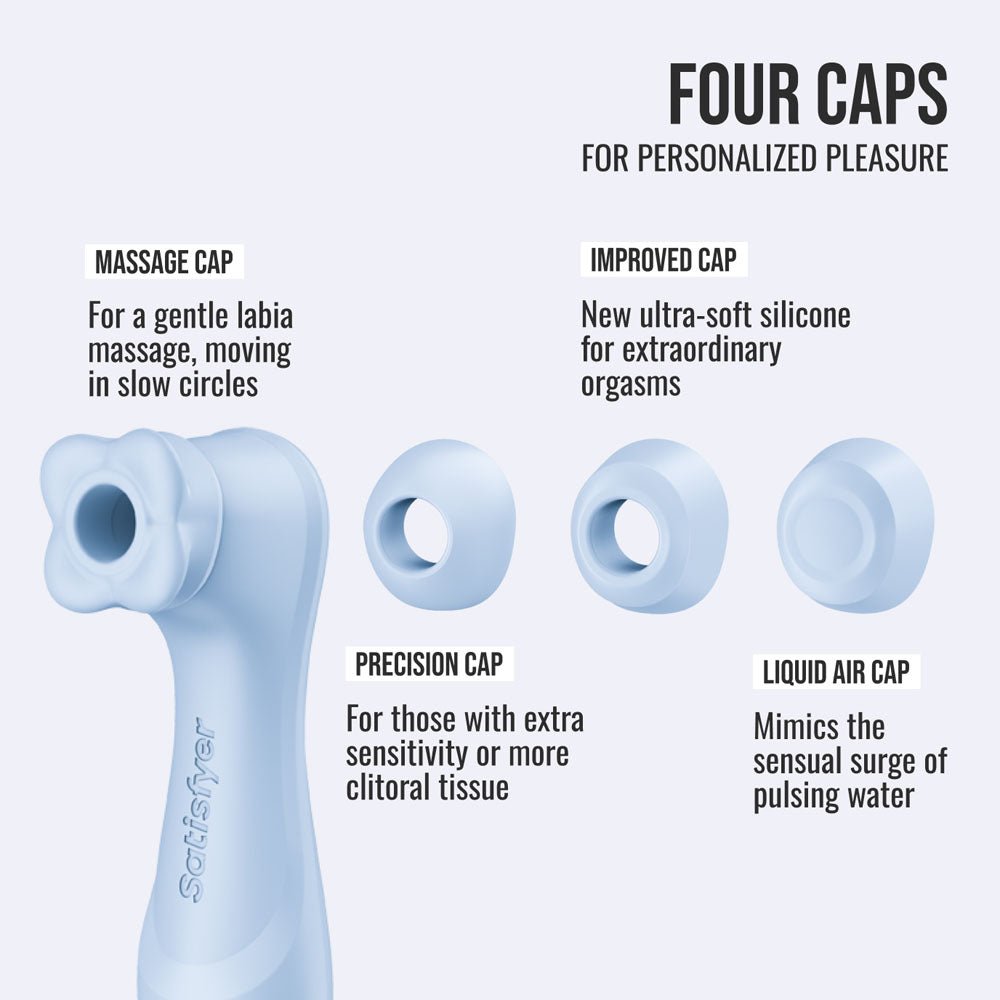 Satisfyer Pro 2 Generation 4 - Serene Blue - AIR PULSATION-PREMIUM