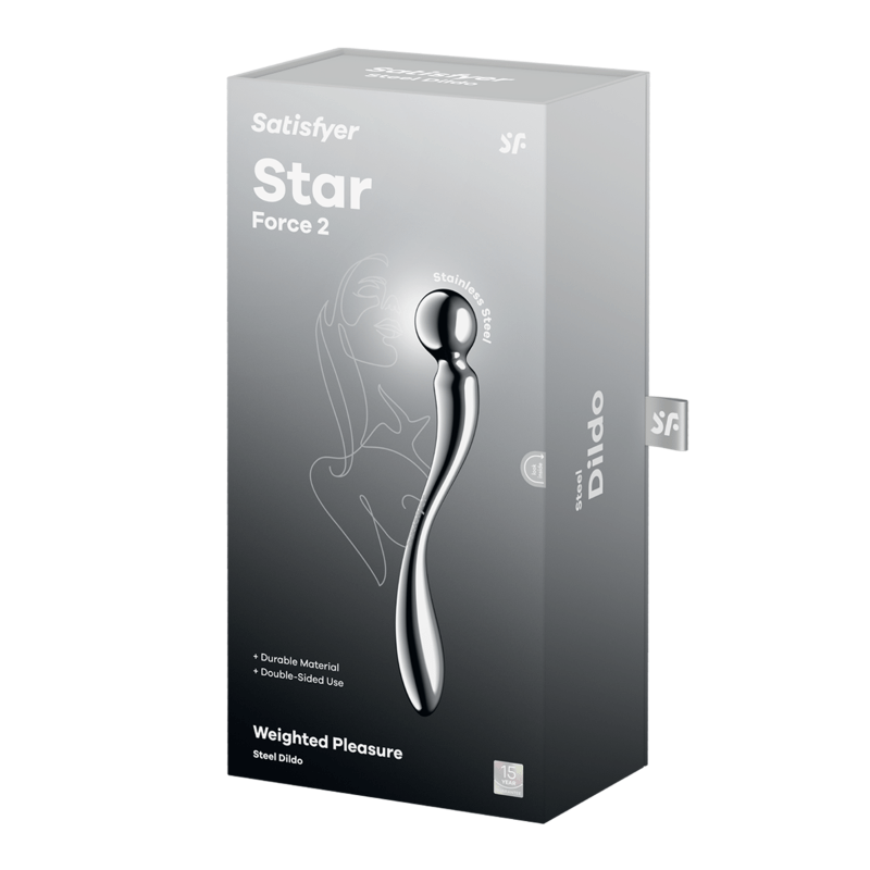 Satisfyer Star Force 2 Metal Dildo - Adult Toys
