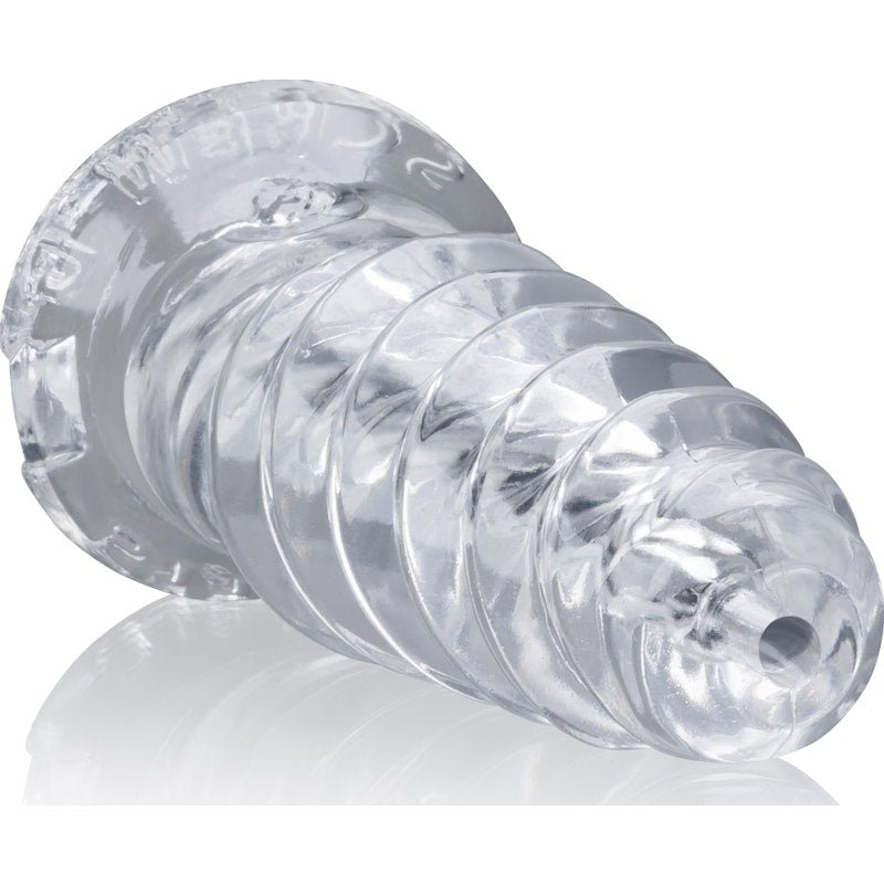 ScrewD Super Squish Corkscrew Jackoff Toy Clear - Adult Toys