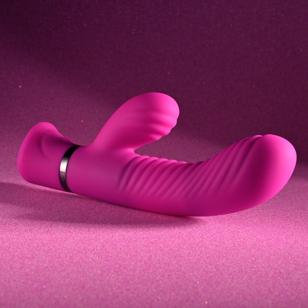 Selopa NEXT WAVE - Pink USB Rechargeable Dual Vibrator - VIBRATORS