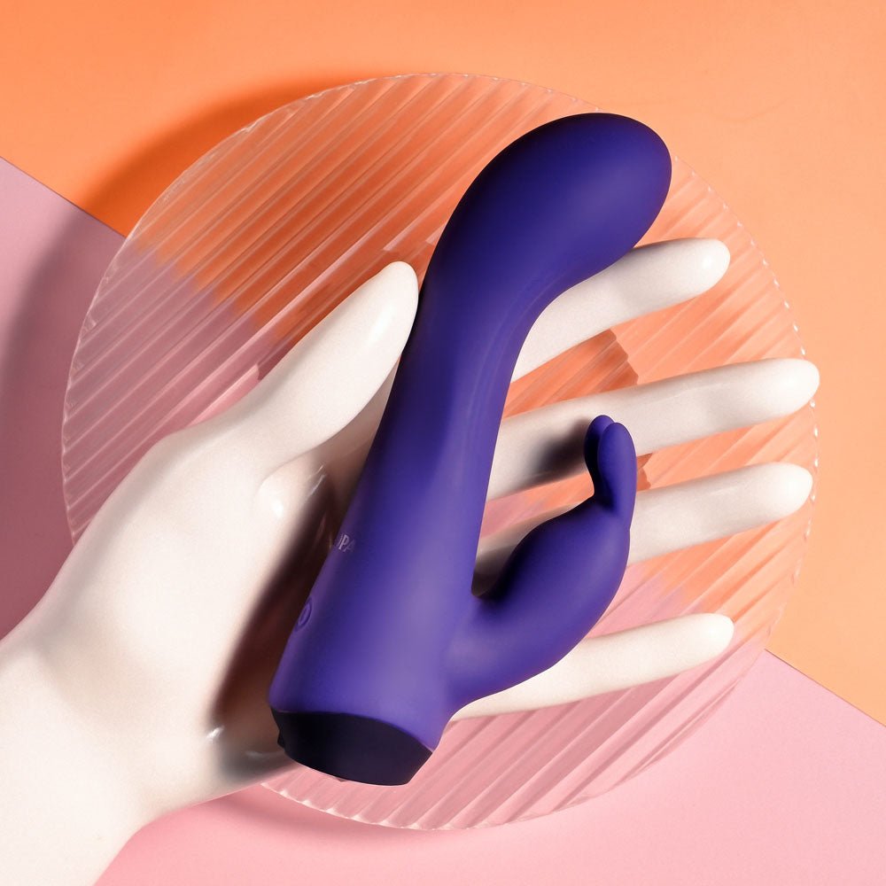 Selopa PLUM JOB - Purple 13.5 cm USB Rechargeable Rabbit Vibrator - VIBRATORS