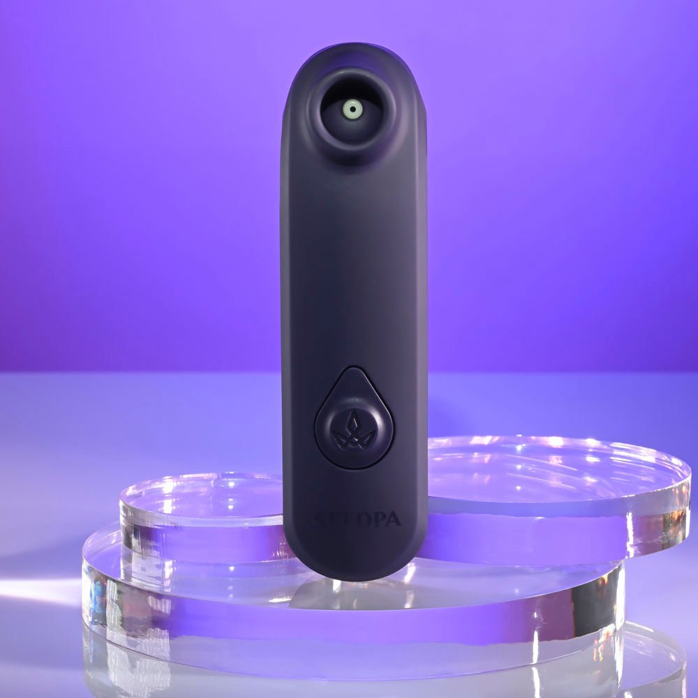 Selopa SURE THING - Black Vibrating & Sucking Stimulator - AIR PULSATION