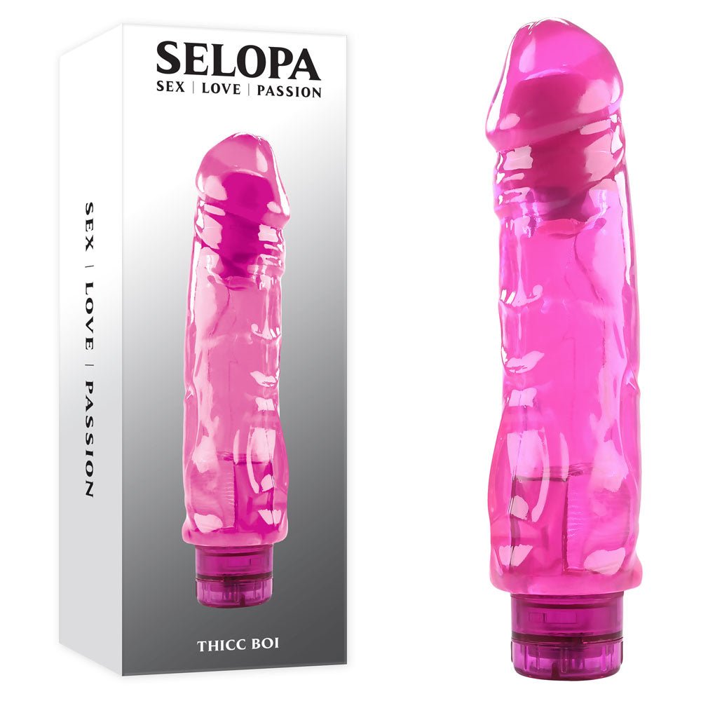 Selopa THICC BOI - Pink 22.9 cm Vibrator - VIBRATORS
