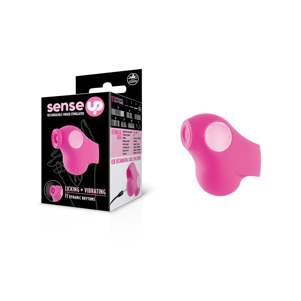 Sense Up - Pink USB Rechargeable Finger Stimulator - STIMULATORS