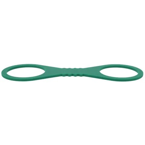 Sex And Mischief Indica Large Silicone Cuffs Green Restraints - BONDAGE - TOYS