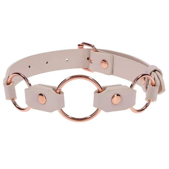 Sex And Mischief Peaches And Cream Ring Day Collar Bondage - BONDAGE - TOYS