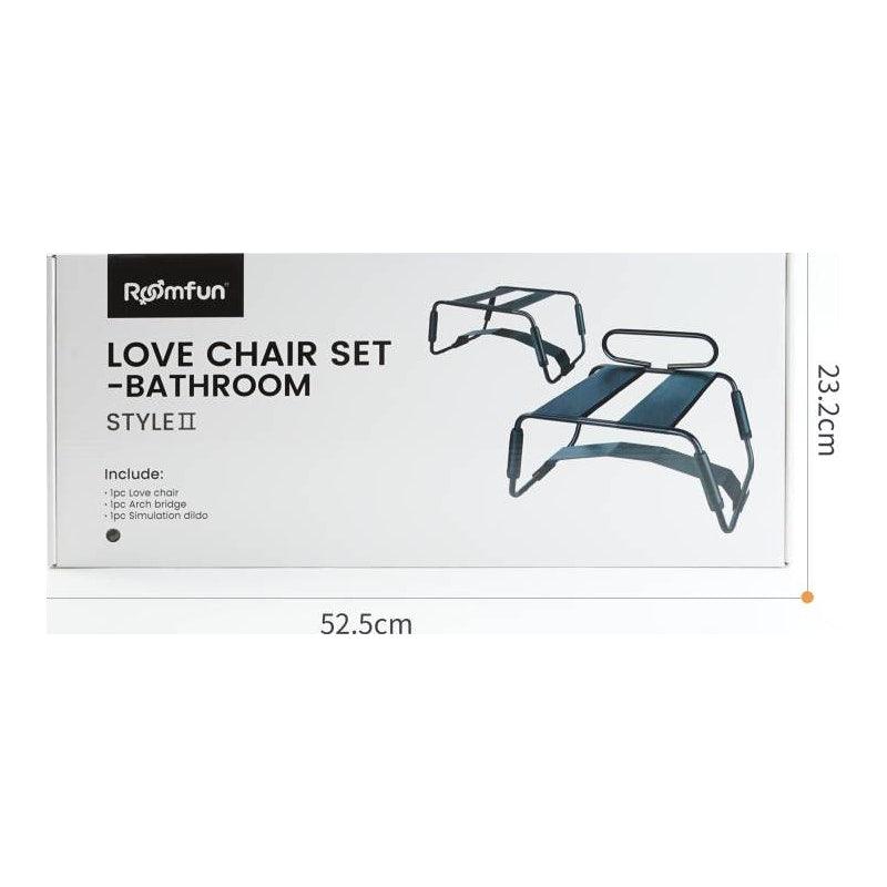 Sex Chair Adjustable Height Black w Arch Bridge - Adult Toys