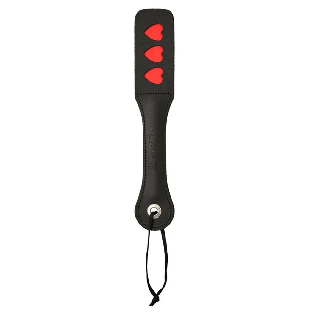 Sex & Mischief Heart Paddle - Black Paddle - BONDAGE - TOYS