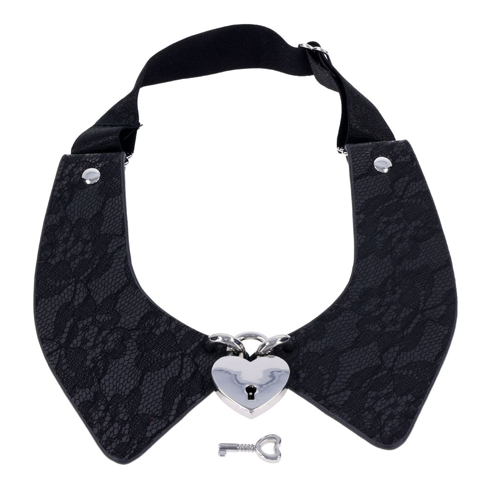 Sex & Mischief Heartbound Lace Day Collar - BONDAGE - TOYS