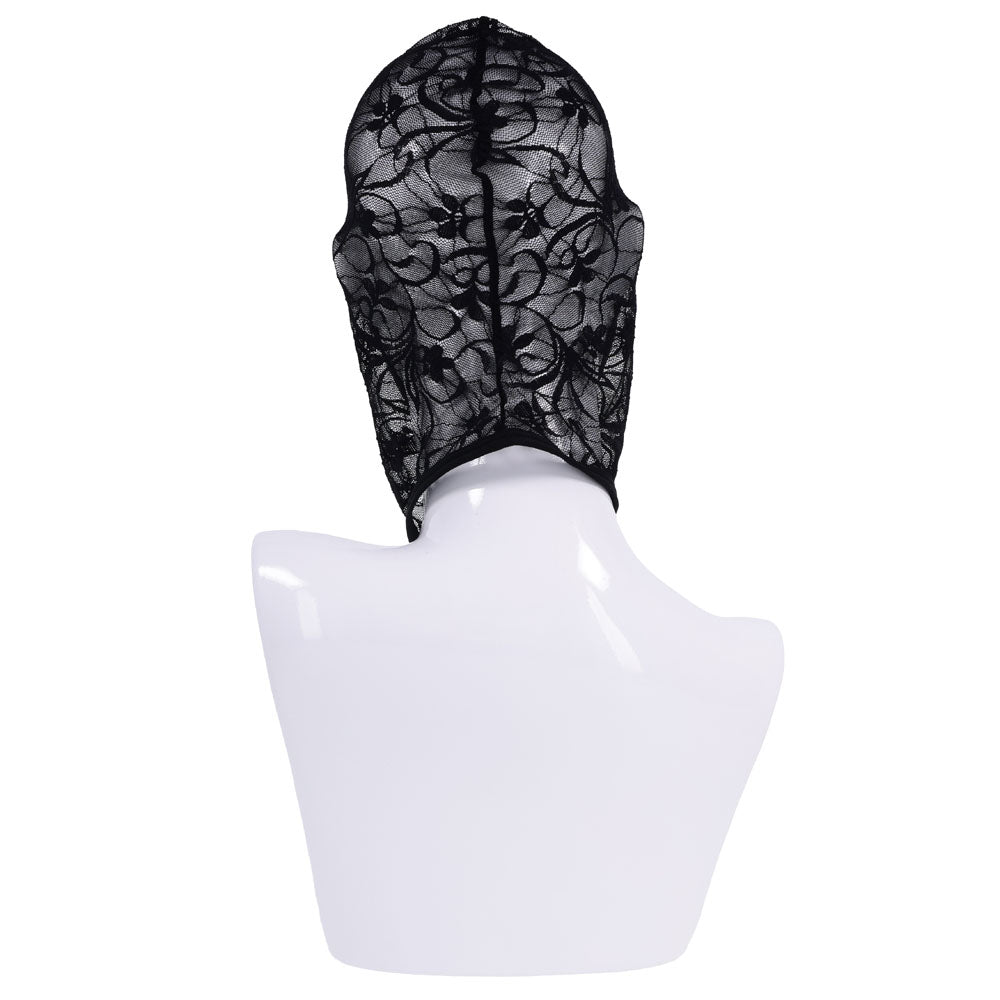 Sex & Mischief Lace Hush Hood - Black - BONDAGE - TOYS