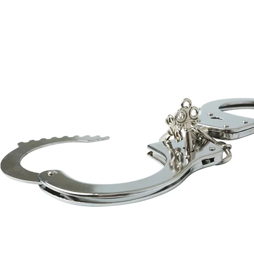 Sex & Mischief Metal Handcuffs - Metal Restraints - BONDAGE - TOYS