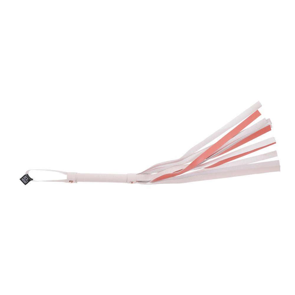 Sex & Mischief Peaches n CreaMe Stripe Flogger - BONDAGE - TOYS