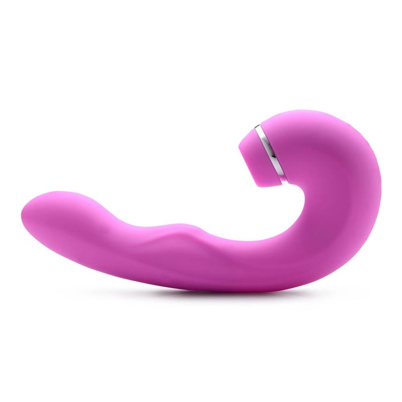 Shegasm 5 Star 10X Tapping G - Spot Vibe w Suction Pink - Adult Toys