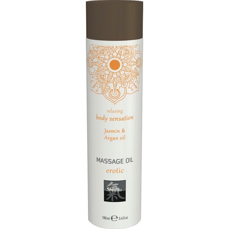 Shiatsu Erotic Massage Oil – Jasmin and Argan Oil Blend – 100ml - Lotions & Potions