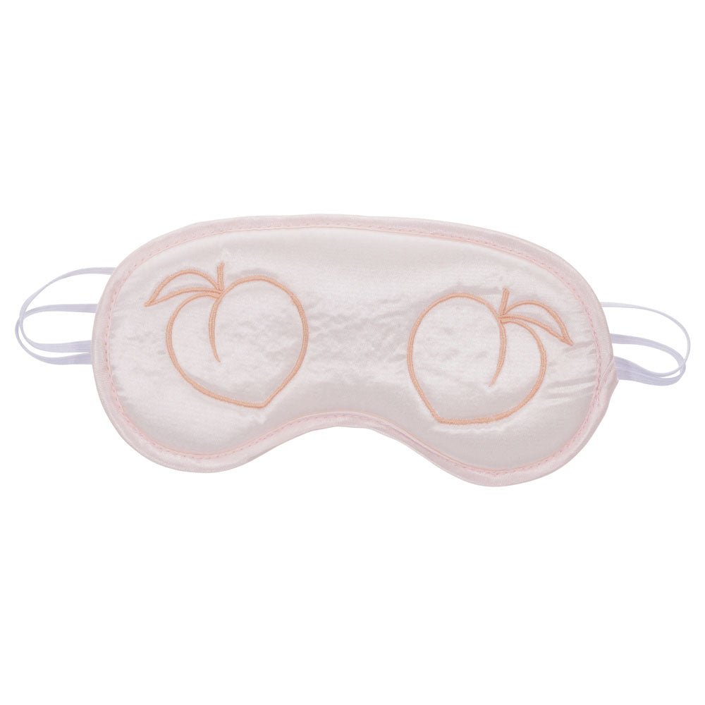 Sportsheets Peaches n CreaMe Satin Blindfold – Padded Eye Mask - BONDAGE - TOYS