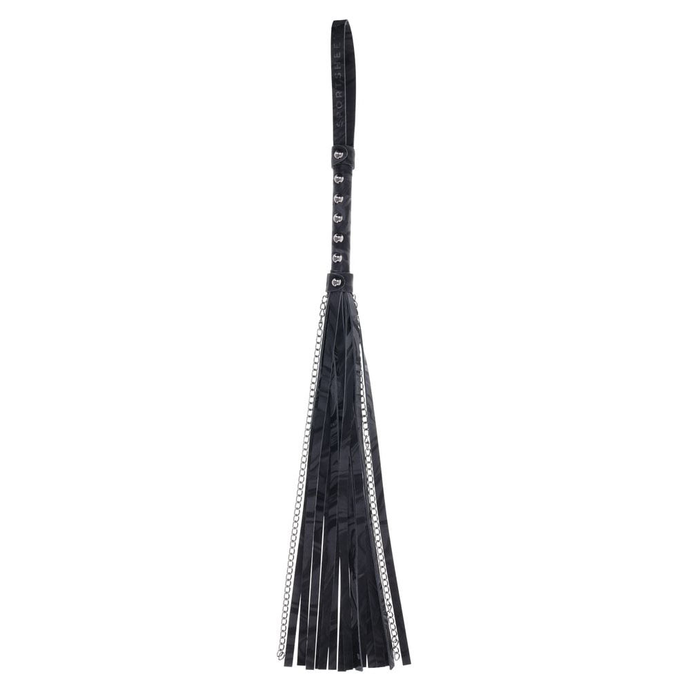 SPORTSHEETS Velvet Noir Chain Flogger - BONDAGE - TOYS