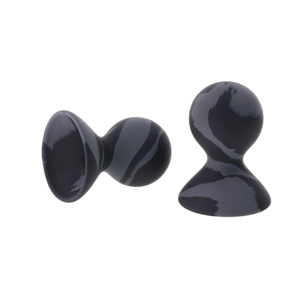 SPORTSHEETS Velvet Noir Silicone Nipple Suckers - Set of 2 - BONDAGE - TOYS