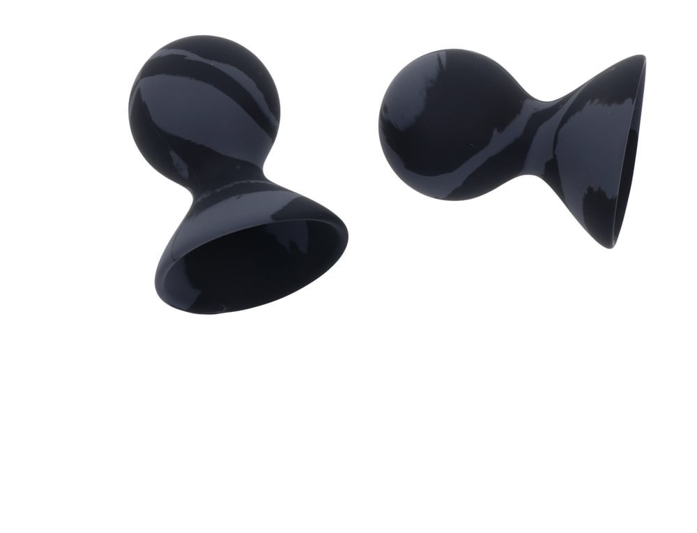 SPORTSHEETS Velvet Noir Silicone Nipple Suckers - Set of 2 - BONDAGE - TOYS