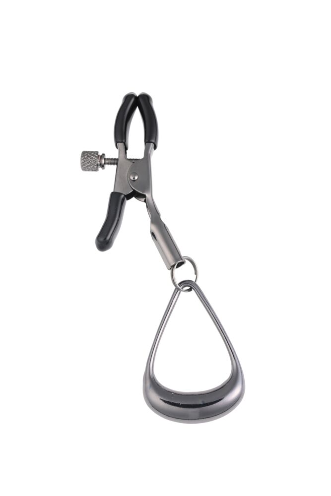 SPORTSHEETS Velvet Noir Tuggable Nipple Clamps - BONDAGE - TOYS