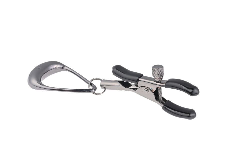 SPORTSHEETS Velvet Noir Tuggable Nipple Clamps - BONDAGE - TOYS