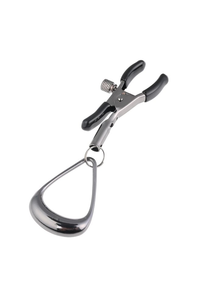 SPORTSHEETS Velvet Noir Tuggable Nipple Clamps - BONDAGE - TOYS