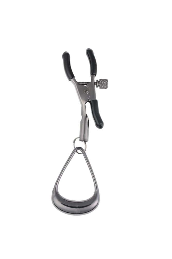 SPORTSHEETS Velvet Noir Tuggable Nipple Clamps - BONDAGE - TOYS