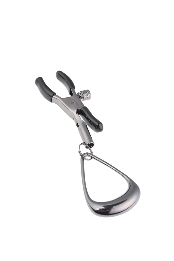 SPORTSHEETS Velvet Noir Tuggable Nipple Clamps - BONDAGE - TOYS