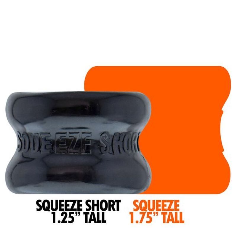 Squeeze Short Ballstretcher Black - Adult Toys