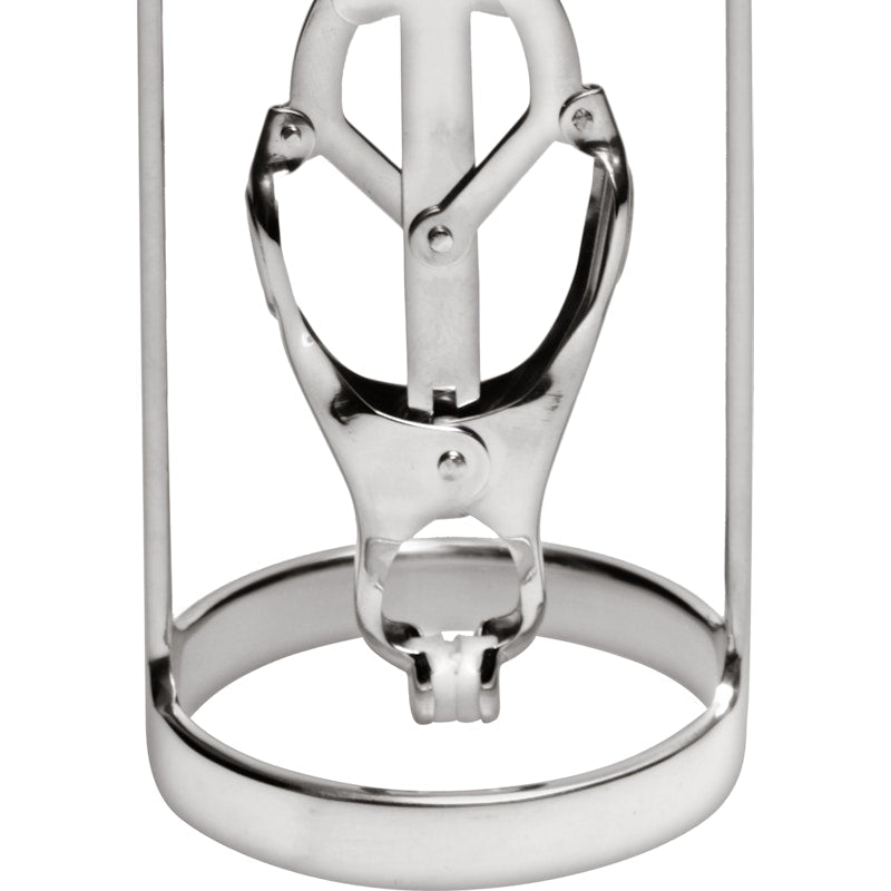 Stainless Steel Clover Clamp Nipple Stretcher - Adult Toys