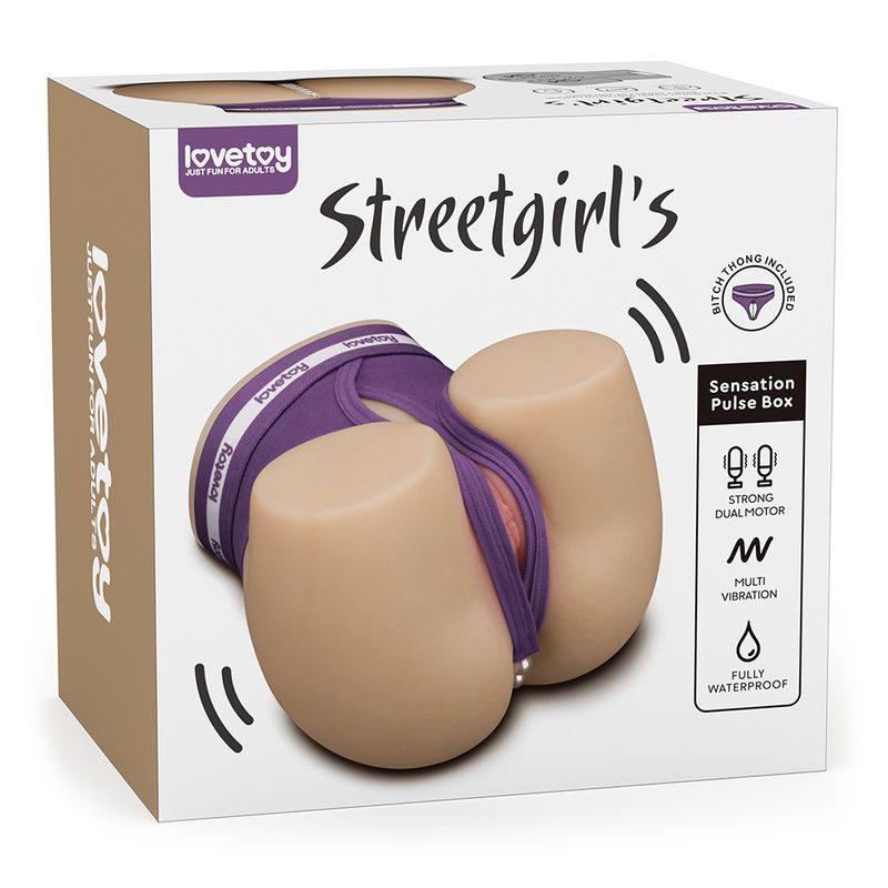 Streetgirls Dual Motor Automatic Pulse Masturbator Pussy and Ass Lena - Adult Toys