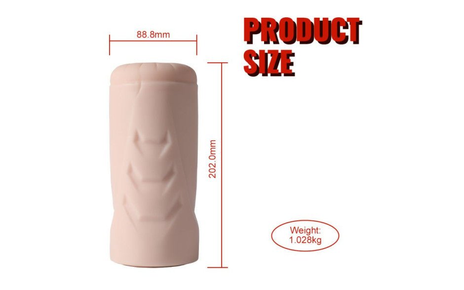 Suctroker Dual Density Vibrating Sucking Vaginal Masturbator V1 - Adult Toys