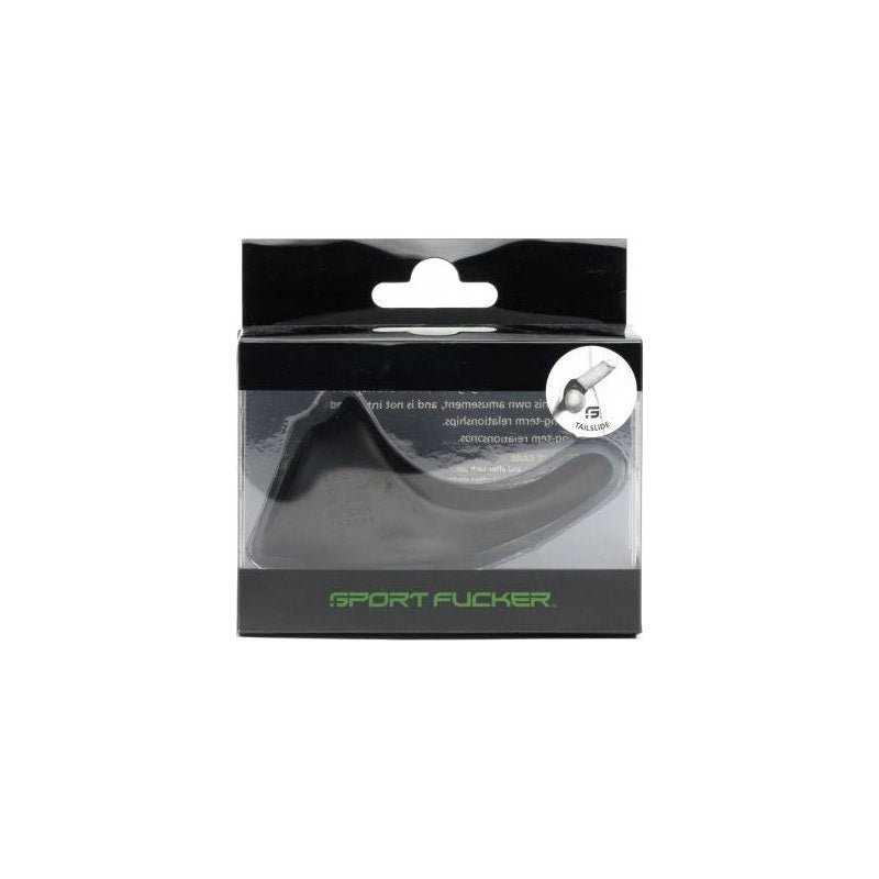 Tailslide Cock and Ball Black - Adult Toys