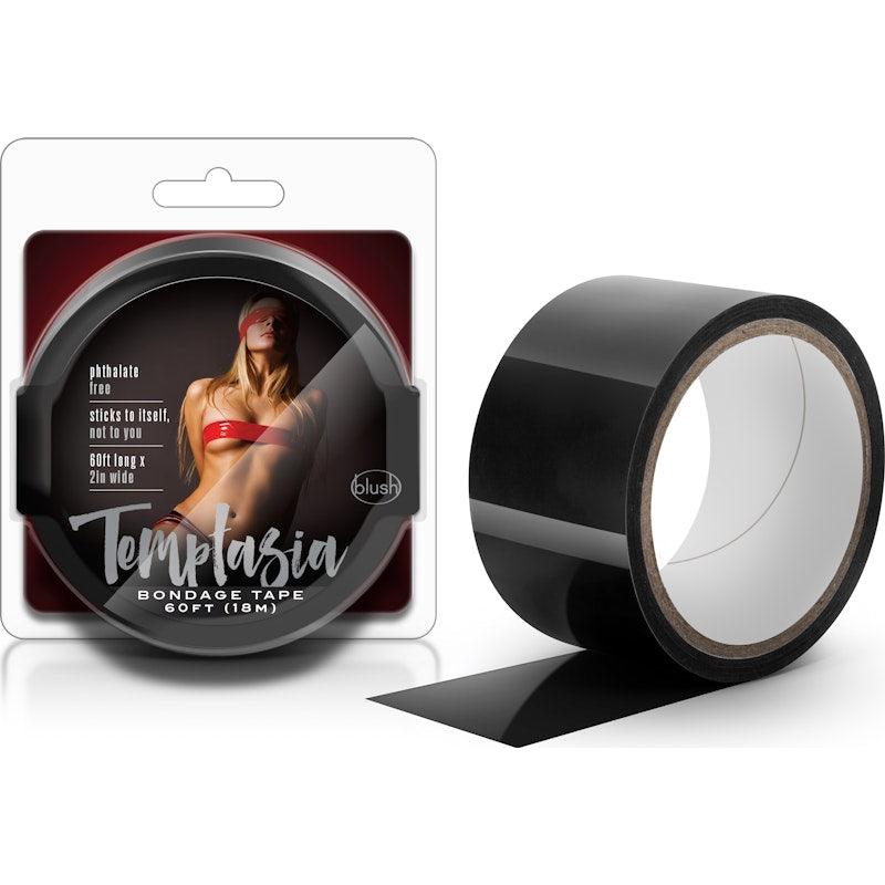 Temptasia Bondage Tape 18m Black - Adult Toys