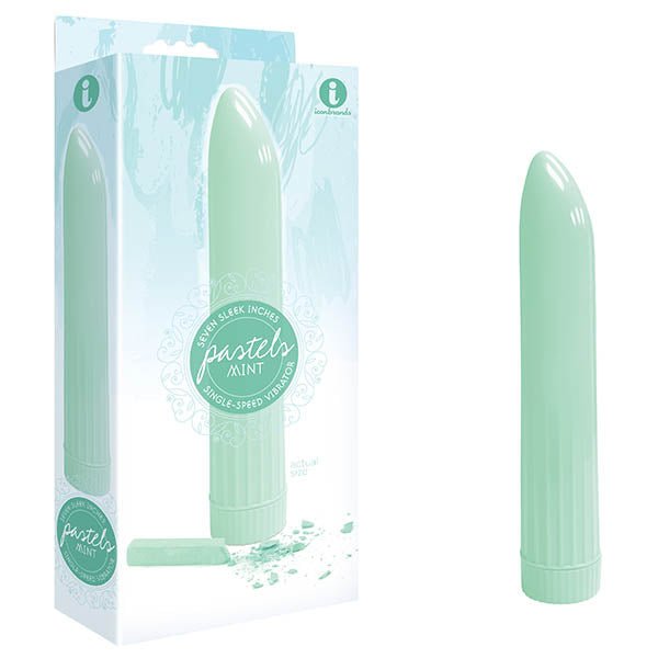 The 9's Pastel Vibes - Mint Green 17.8 cm (7'') Vibrator - VIBRATORS