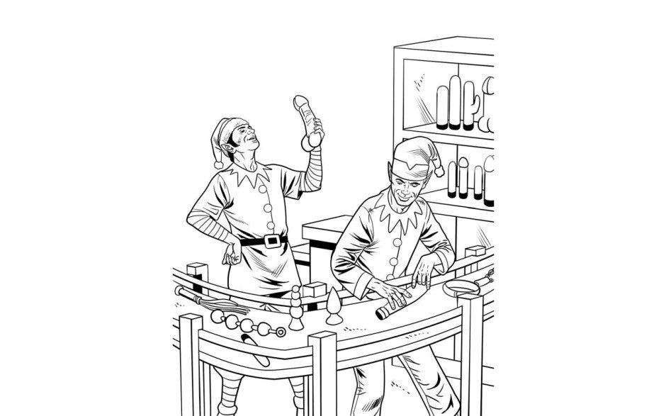 The Dirtiest Christmas Colouring Book Ever - Adult Toys