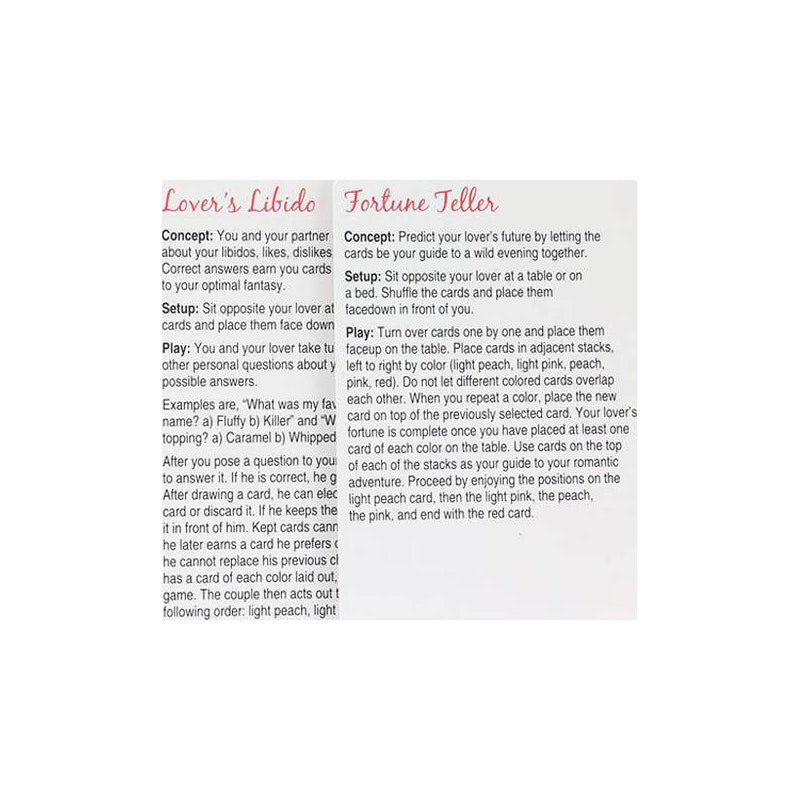 The Oral Sex Card Game - Adult Toys
