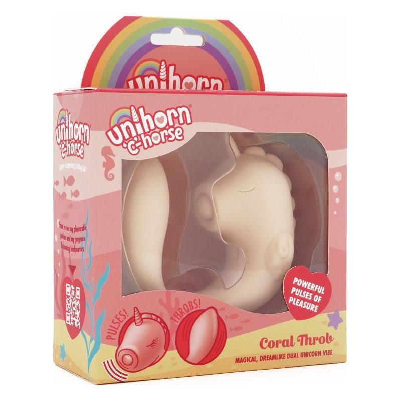 Unihorn Massager C Horse Coral Throb - Adult Toys