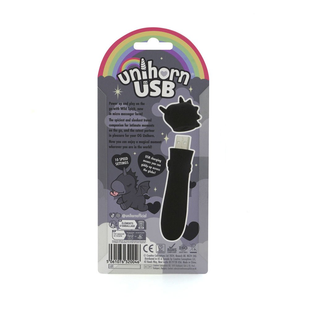 Unihorn - USB Bullet - Wild Spirit Vibrating Bullet - BULLETS & EGGS