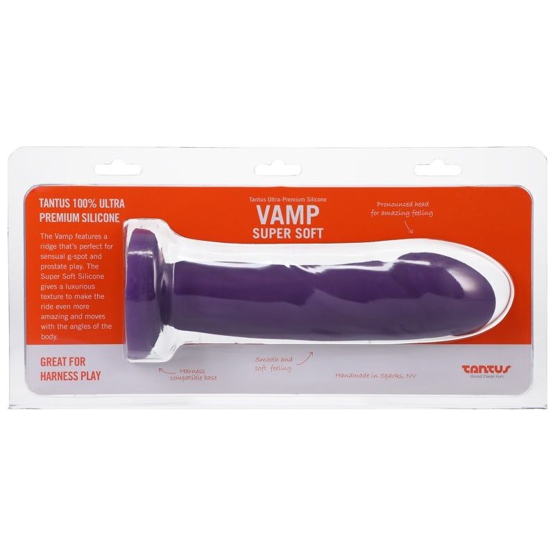 Vamp Soft Dildo Amethyst - Adult Toys