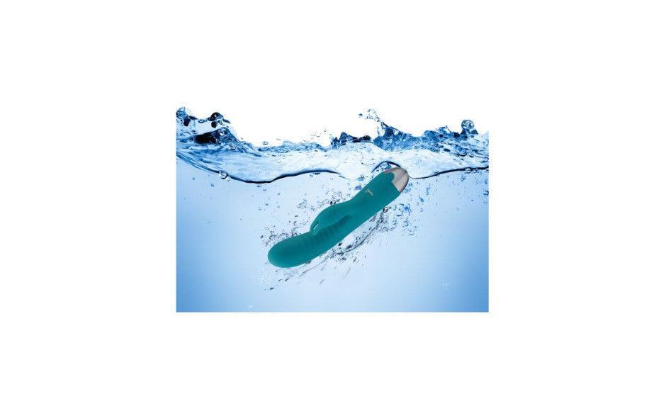 Viben Alluring Come Hither Rabbit Vibe Ocean - Adult Toys