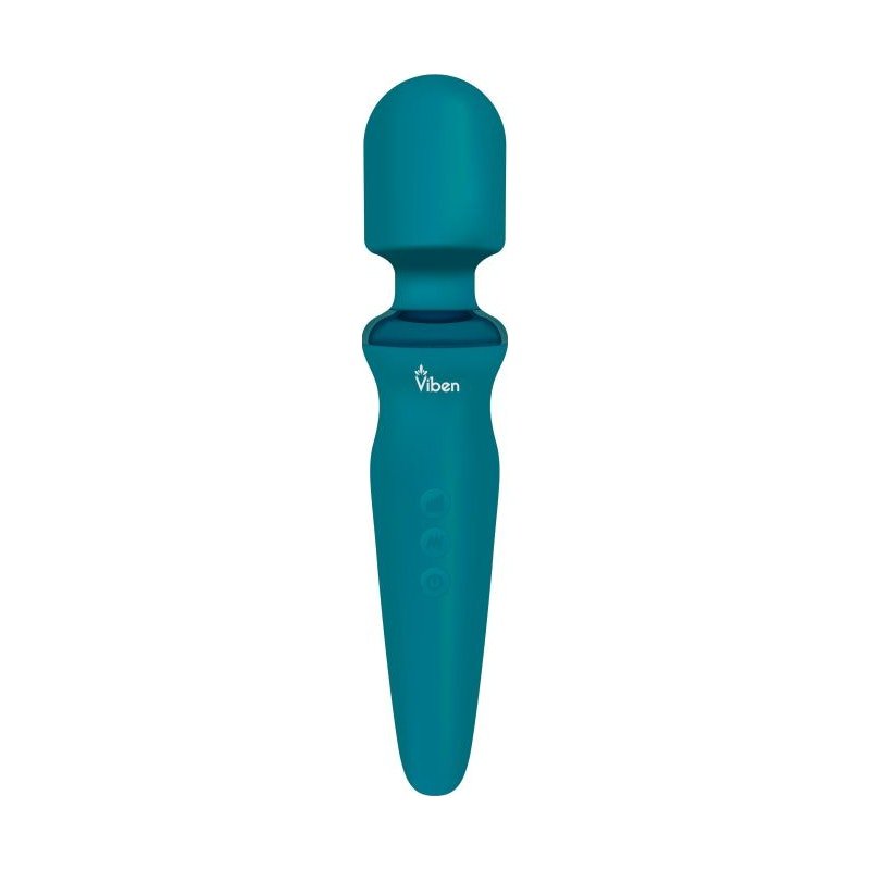 Viben Fierce Rechargeable Wand Massager Ocean - Adult Toys