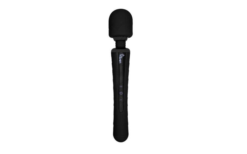 Viben Obsession Rechargeable Wand Massager Black - Adult Toys