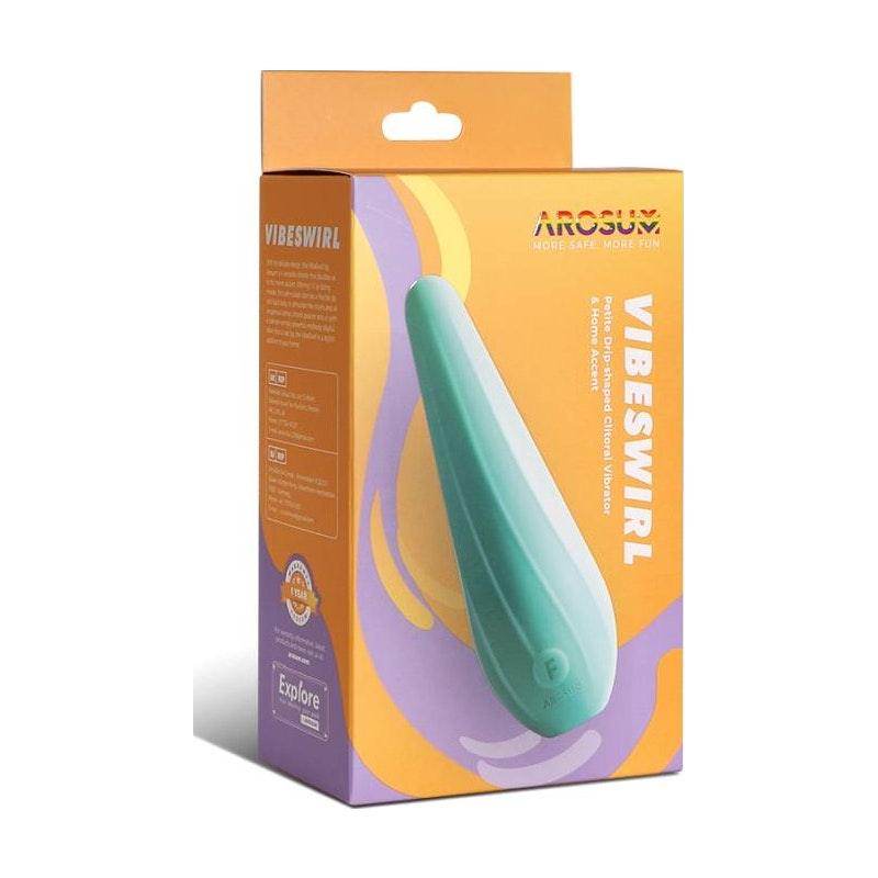VibeSwirl Drip Shape Rechargeable Vibrator - Adult Toys