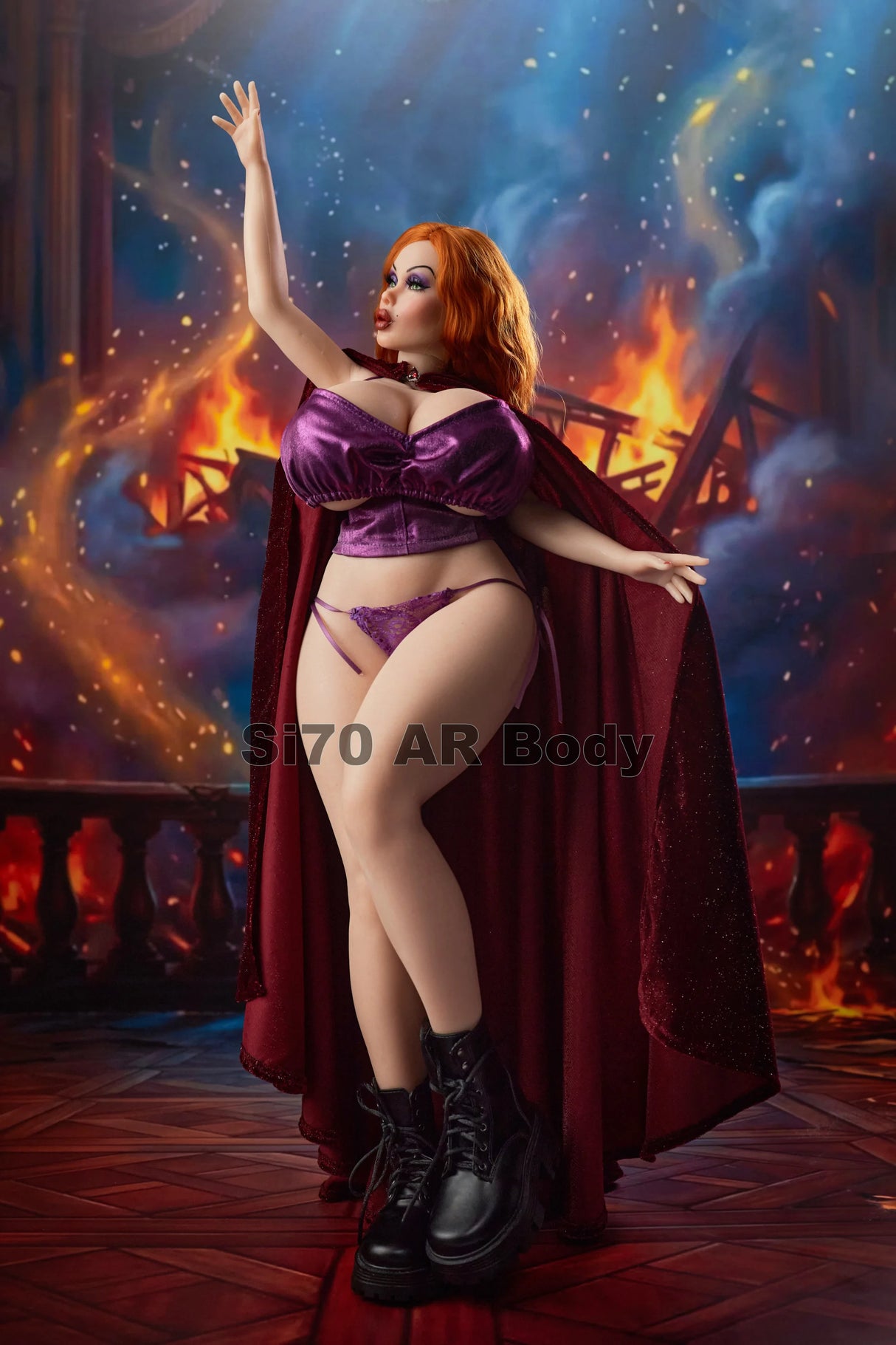BBW Mini Silicone Sex Doll Vampire Queen Diana CLM AR Or SP Version
