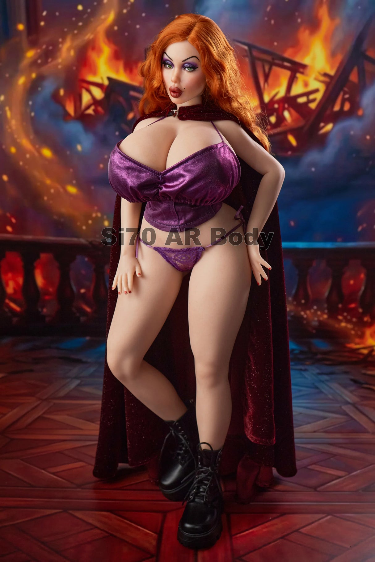 BBW Mini Silicone Sex Doll Vampire Queen Diana CLM AR Or SP Version