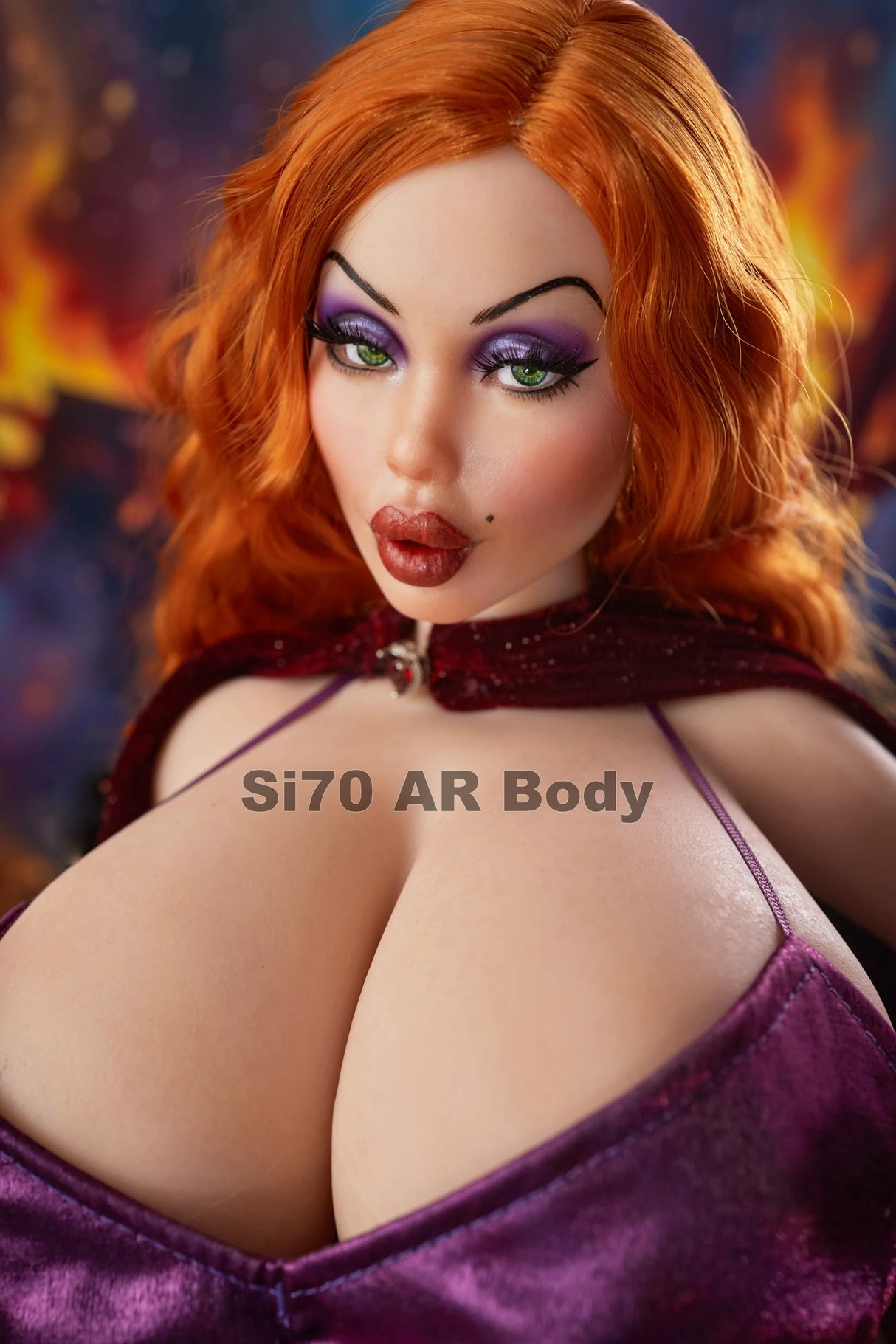 BBW Mini Silicone Sex Doll Vampire Queen Diana CLM AR Or SP Version