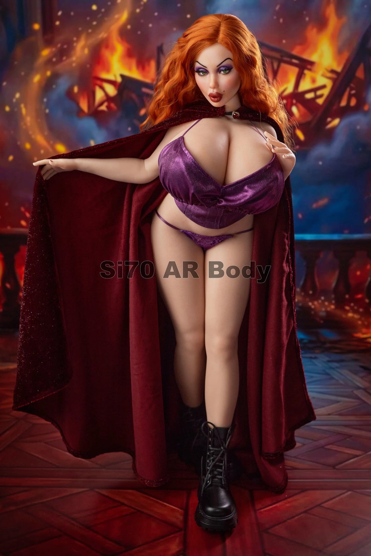 BBW Mini Silicone Sex Doll Vampire Queen Diana CLM AR Or SP Version