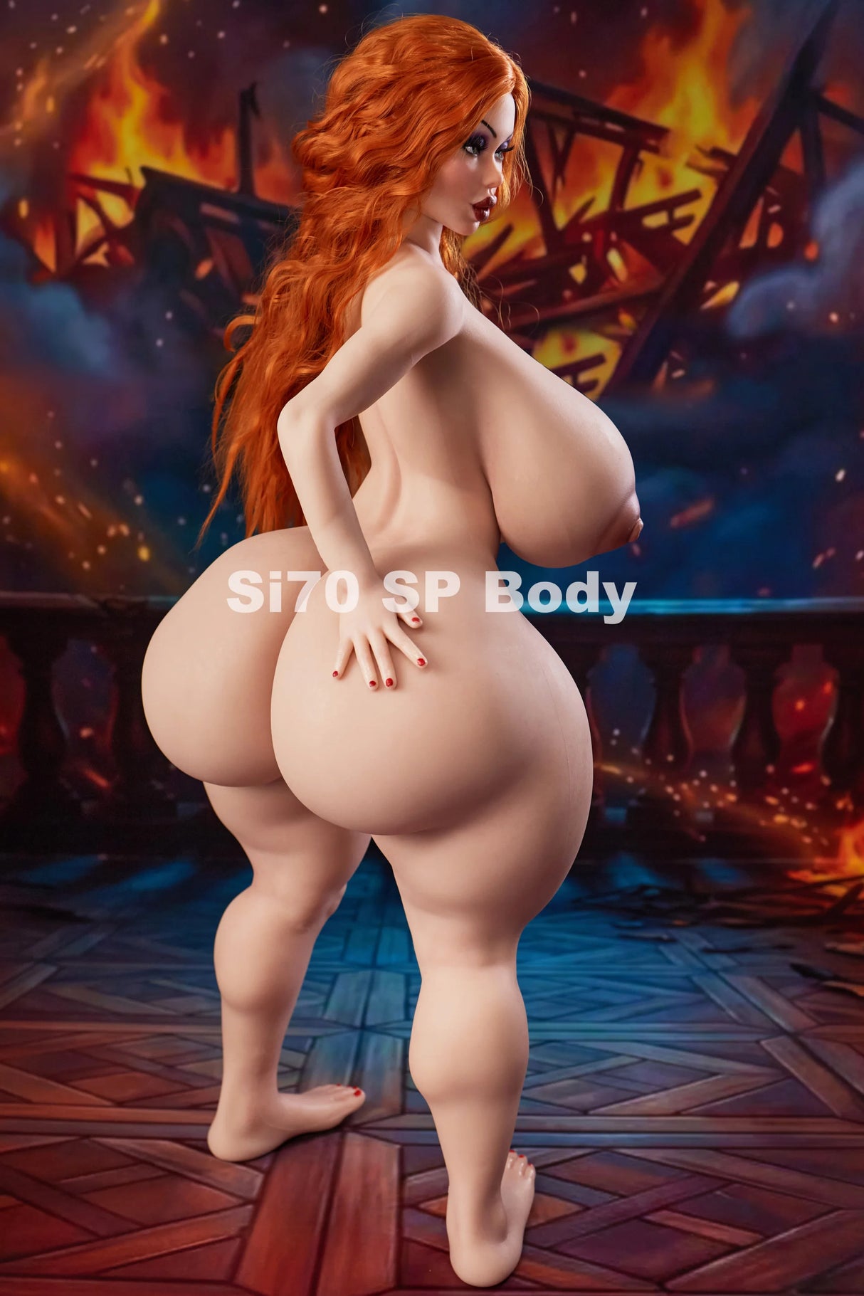 BBW Mini Silicone Sex Doll Vampire Queen Diana CLM AR Or SP Version